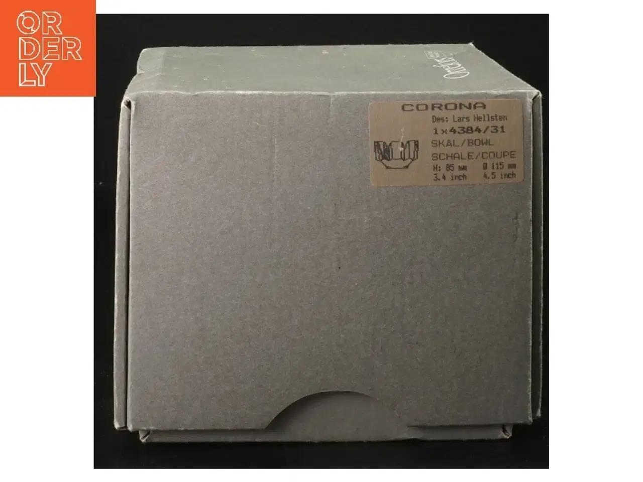 Billede 2 - Orrefors Corona skål fra Orrefors (str. Ø 12 cm)