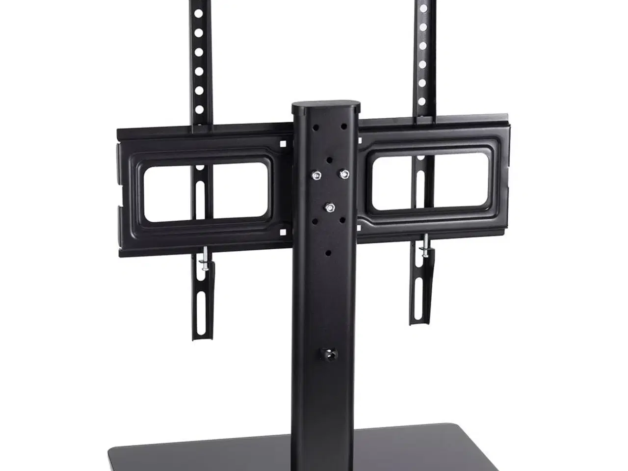 Billede 4 - TV bordstand – Maclean MC-450, universal 32–65", VESA 400×400, hærdet glas, højdejusterbar, max 40 kg