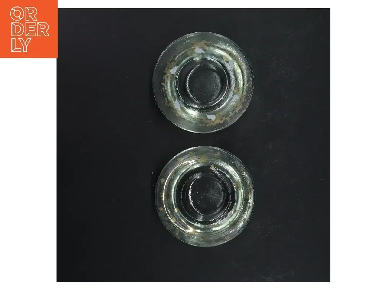 Billede 4 - To glas lysestagerfra holmegaard (str. Ø 11 cm)