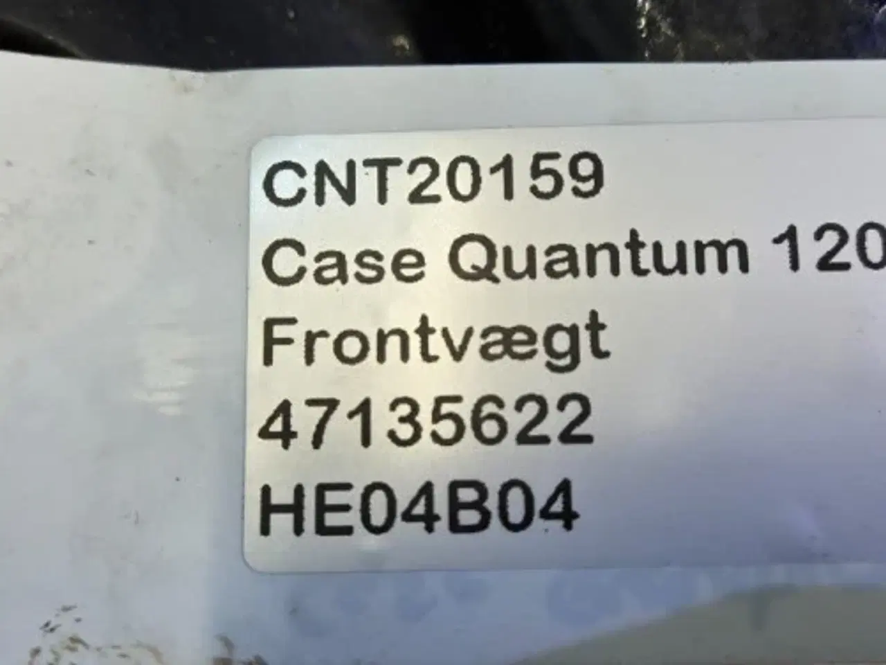 Billede 14 - Case Quantum 120 Frontvægt 47135622
