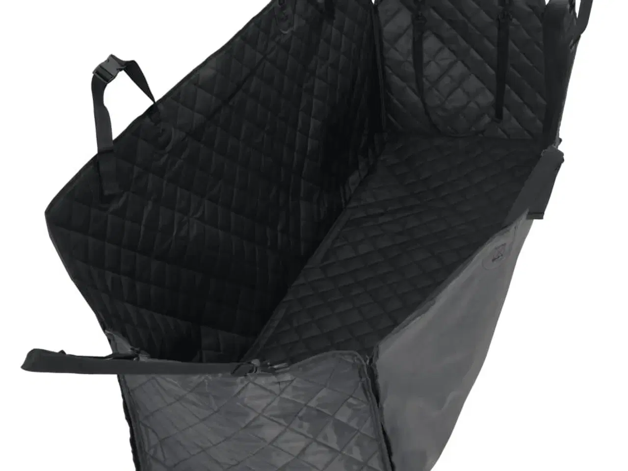 Billede 2 - Hundetæppe til bil 137x46x50 cm sort