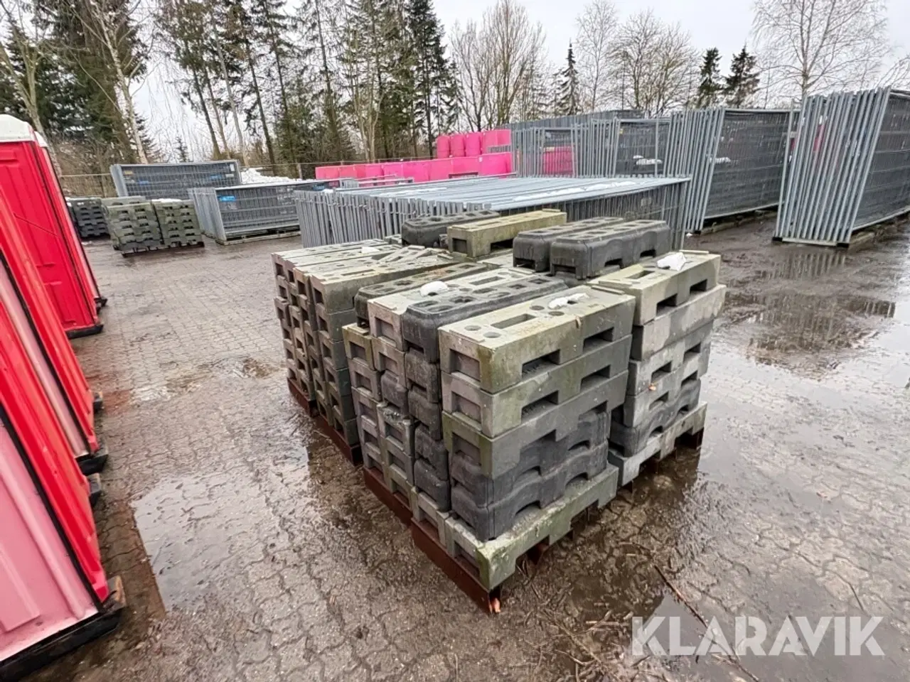 Billede 3 - Mobilhegn med fødder og låger 99 fag og 99 fødder samt 8 låger