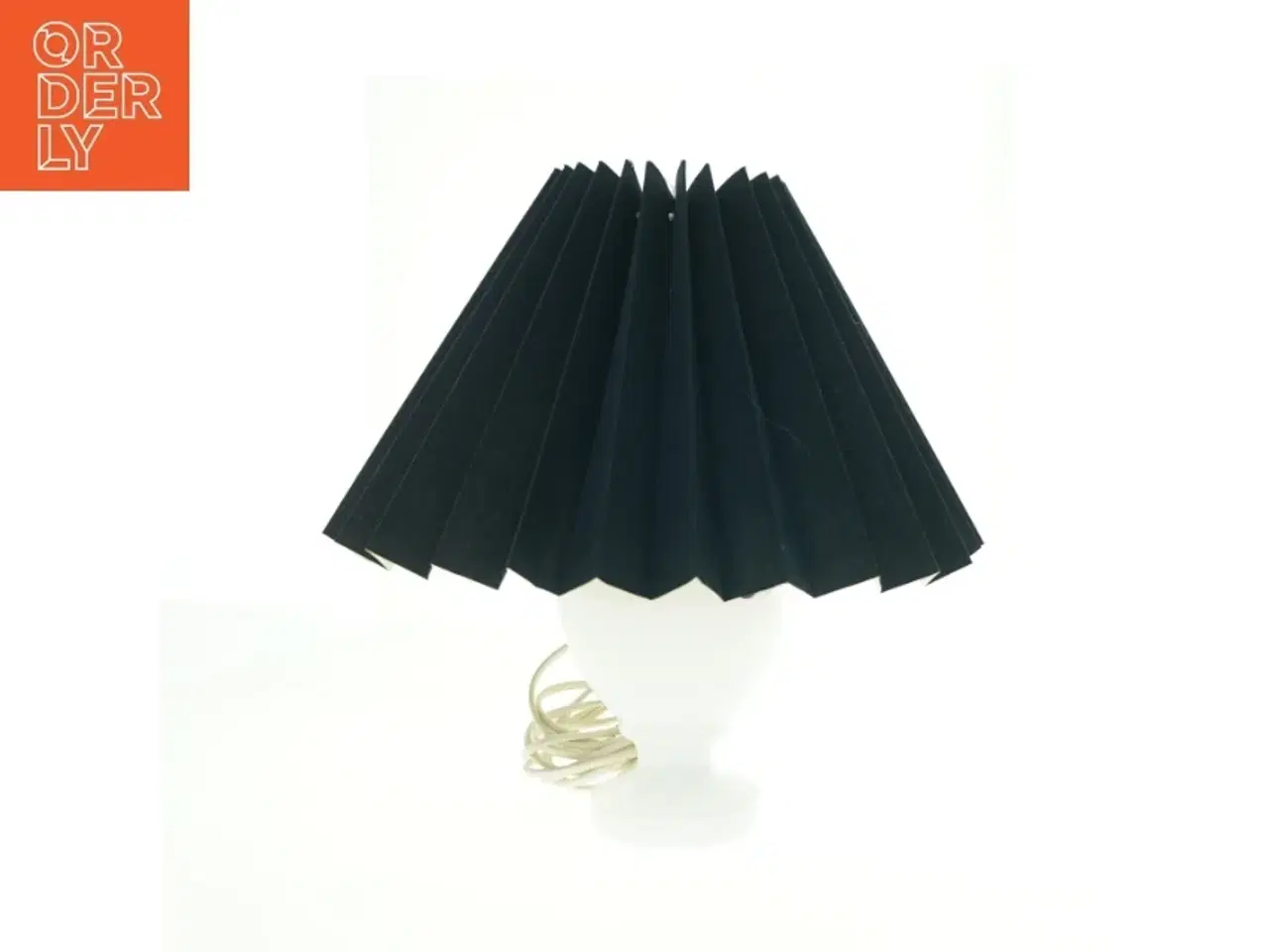 Billede 1 - Bordlampe fra Holmegaard (str. 29 x 12 lampeskærm, 34 x 21 cm)