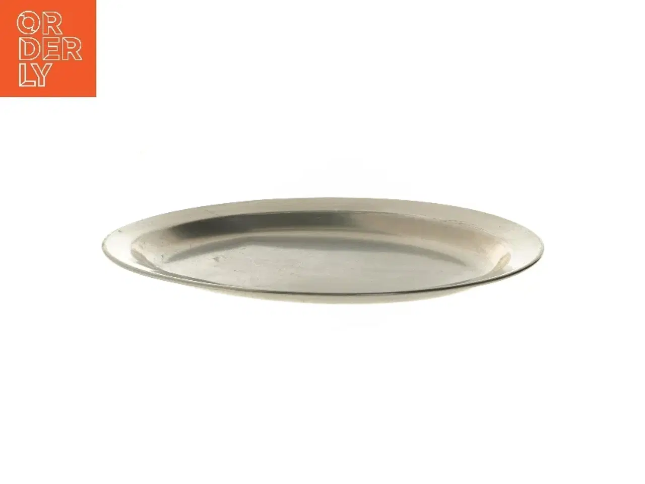 Billede 2 - Ovalt metalfad (str. 35x49 cm)