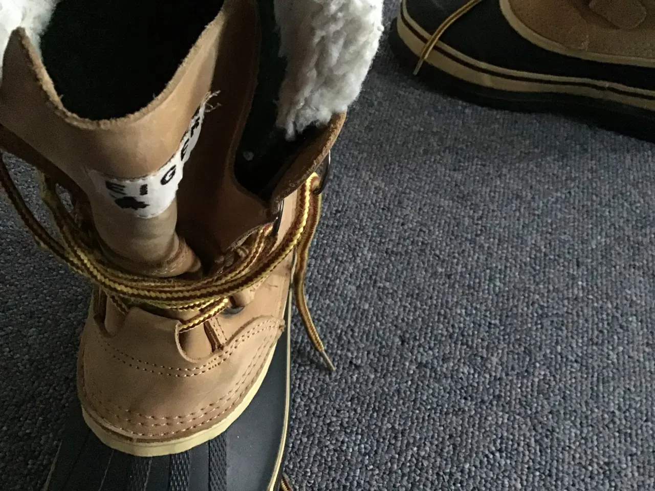 Billede 3 - Vinterstøvler brugt 1 gang. Imprægneret.