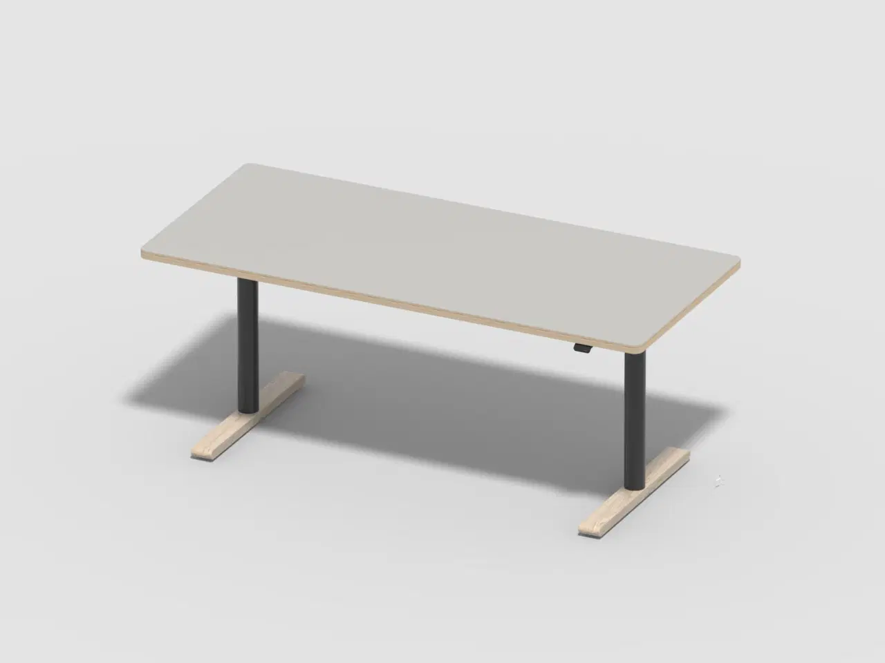 Billede 1 - Hæve sænkebord, Nyt arkitekttegnet arbejdsbord