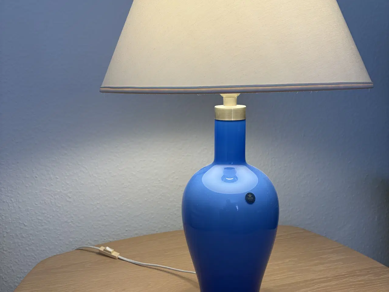 Billede 2 - Flot bordlampe fra Holmegård 