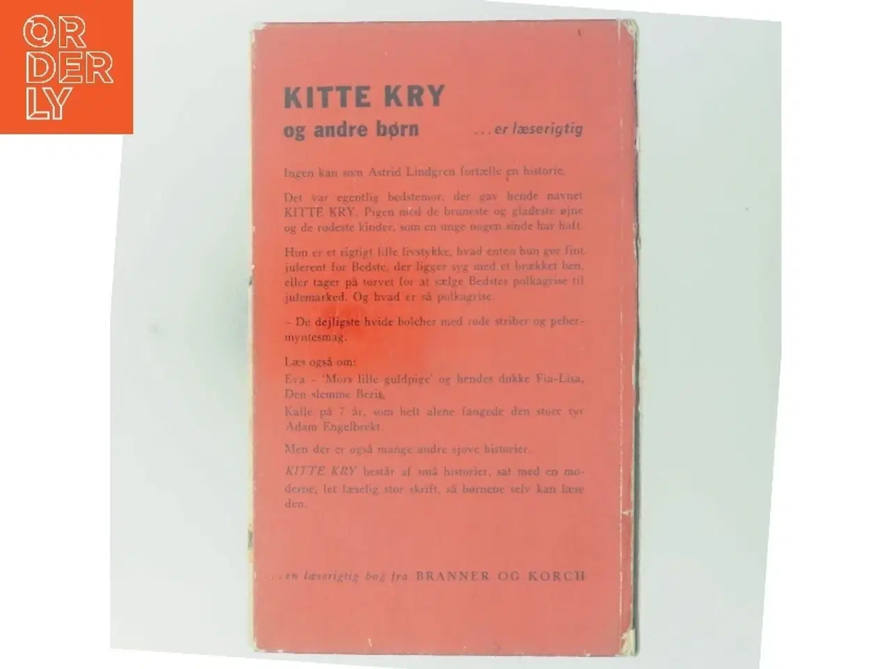 Billede 3 - Kitte Kry og andre børn af Astrid Lindgren (Bog)