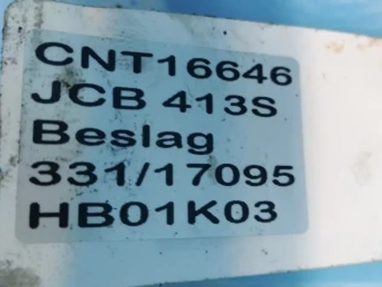 Billede 9 - JCB 413S Beslag 331/17095