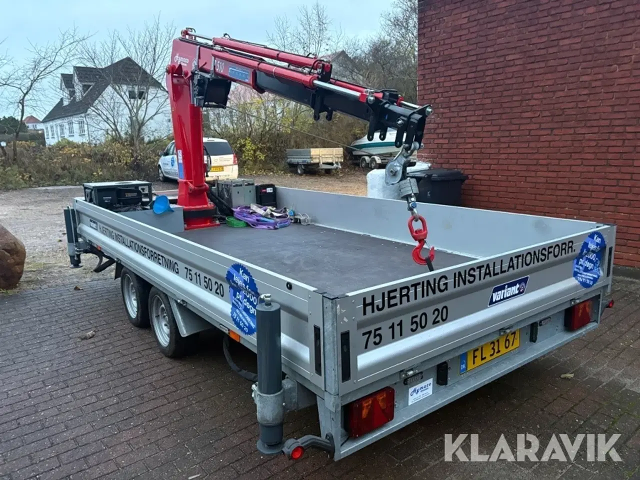 Billede 4 - Trailer med kran Variant 3521P4