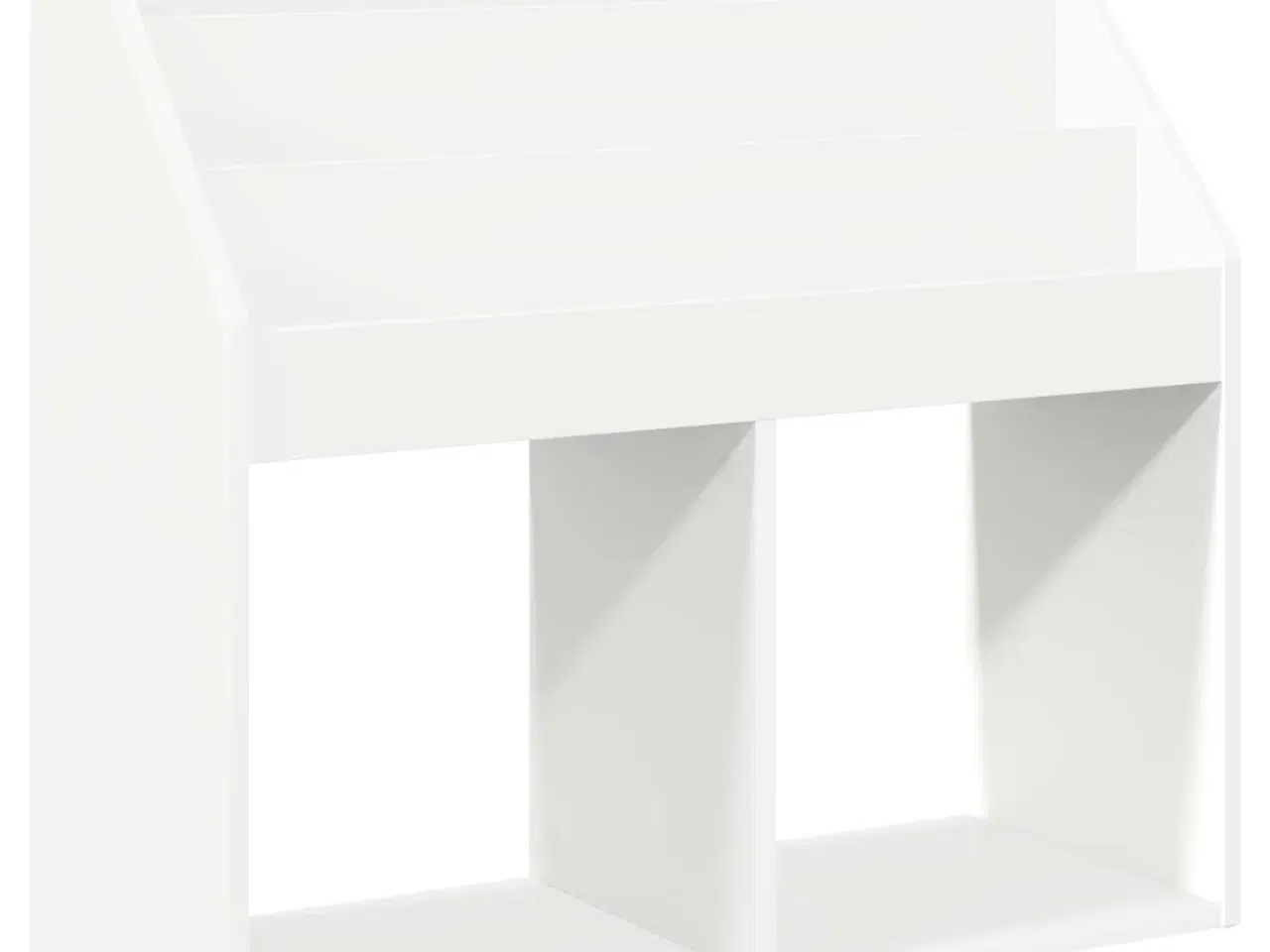 Billede 2 - Børnebogreol Hvid 72,5 x 29,5 x 69 cm Konstrueret træ