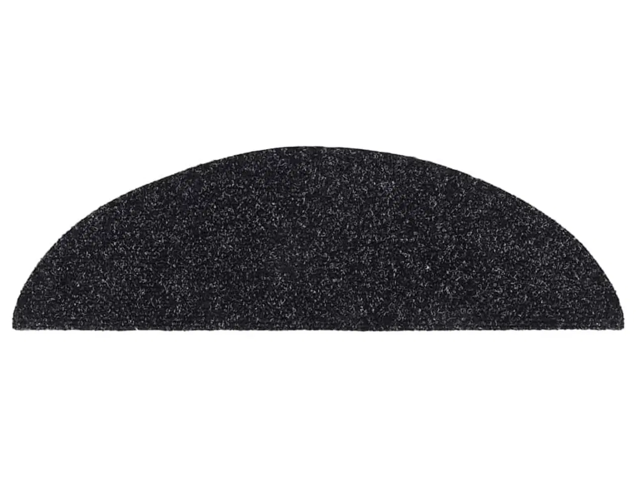 Billede 5 - Trappemåtter selvklæbende 15 stk. 56x17x3 cm sorte halvrunde