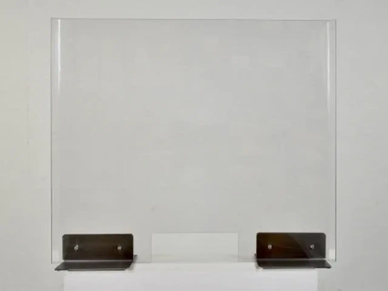 Billede 1 - Gennemsigtig bordskærm med to fødder