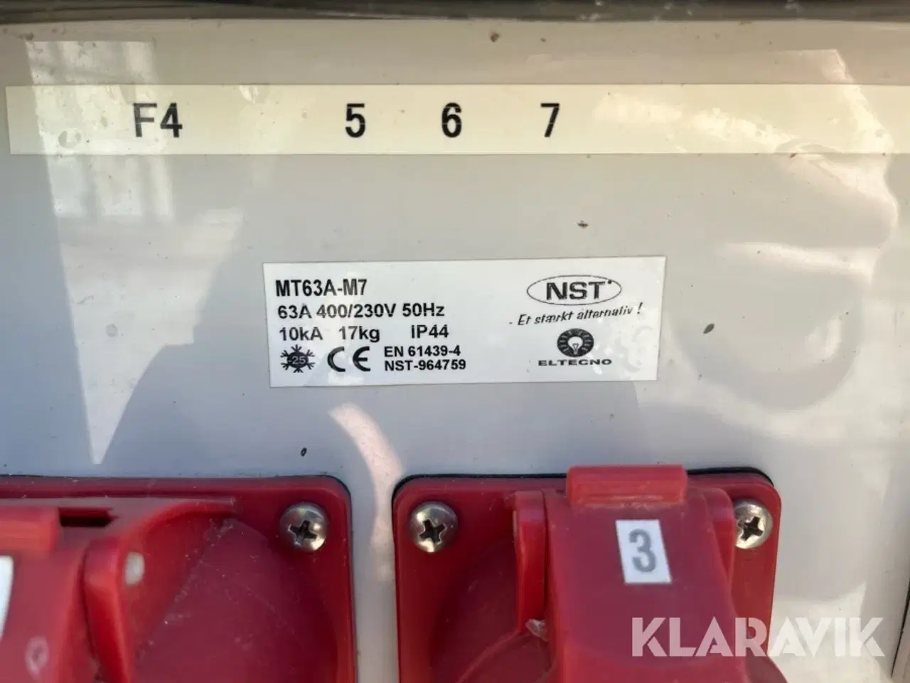 Billede 5 - Målertavle NST 63A 400/230v
