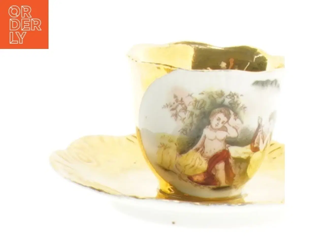 Billede 2 - Tekop med underkop (str. 10 x 5 cm)