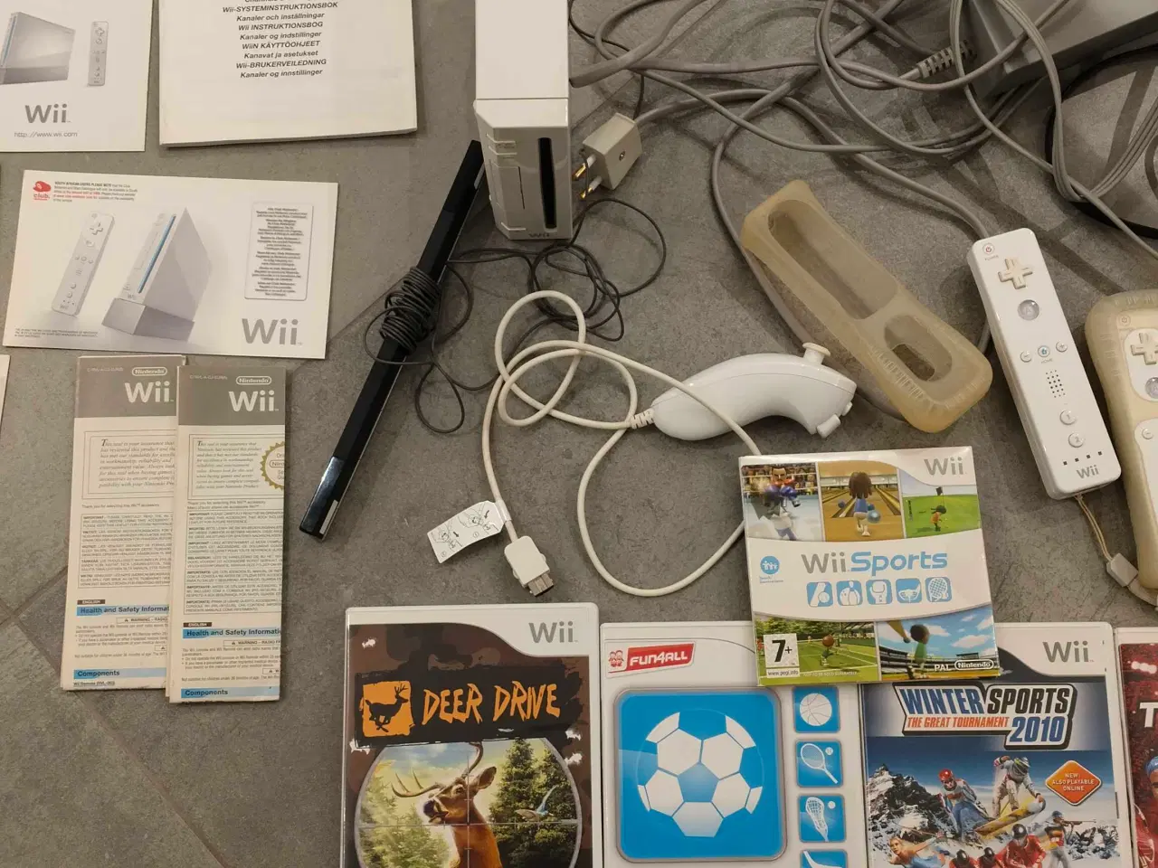 Billede 3 - Nintendo Wii m. Tilbehør og spim