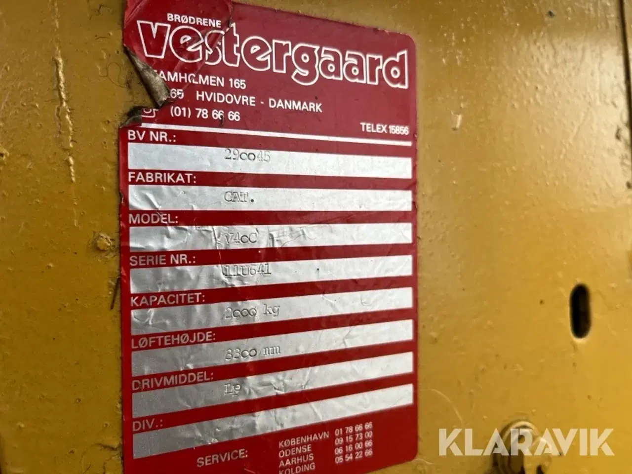 Billede 7 - Truck Caterpillar V40C