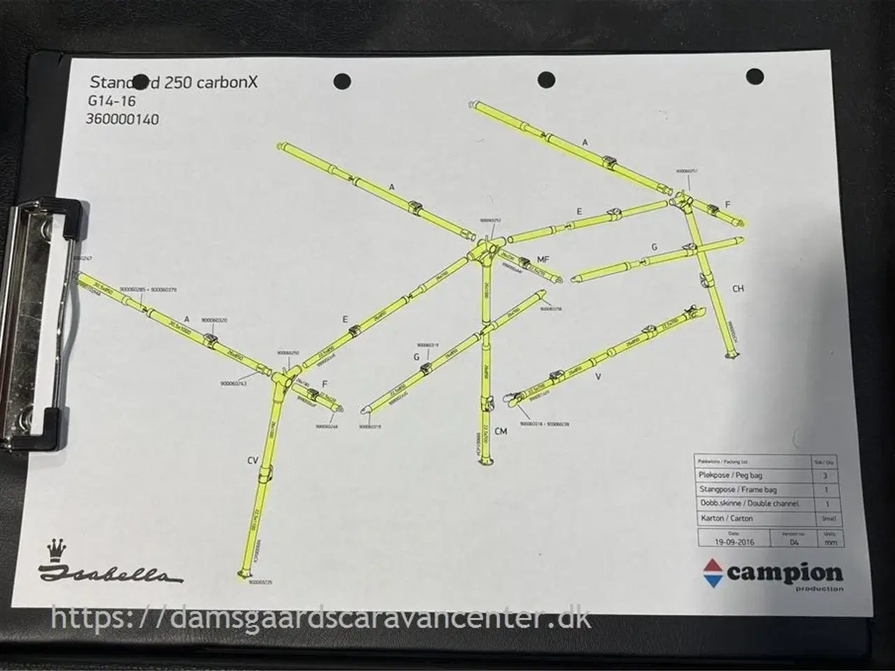 Billede 19 - 2022 - Caravelair ALBA 390 DK EDTION   Dobbeltseng-Isabella telt-LET VOGN