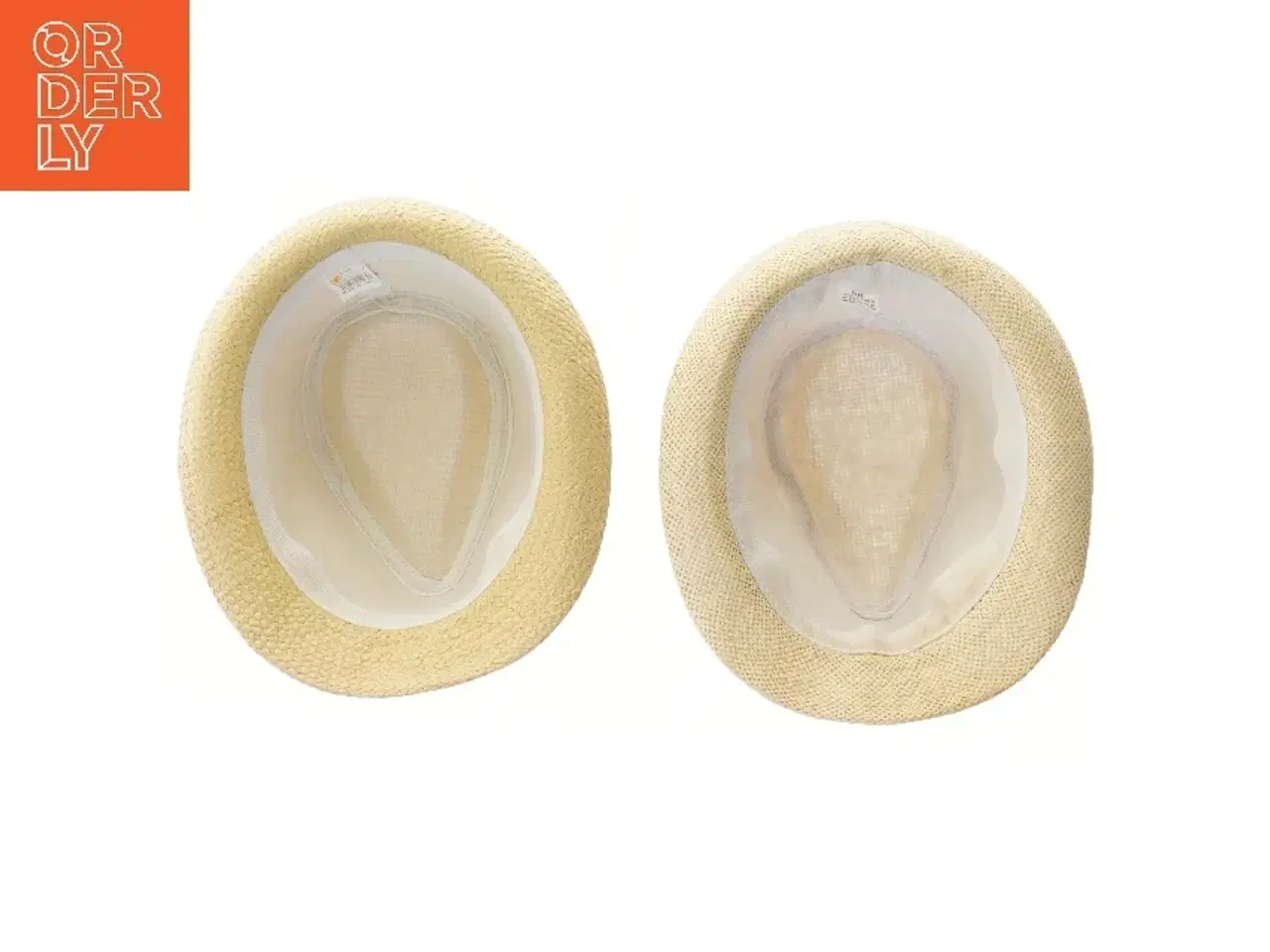Billede 2 - Sæt af to stråhatte med bånd (str. str 58 Ø 23 cm)