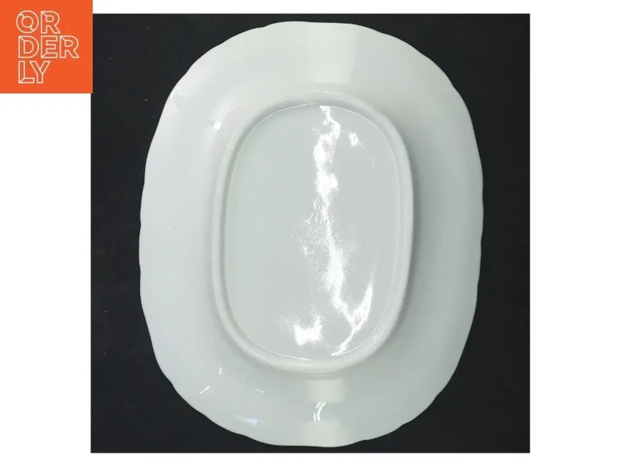 Billede 2 - Gustavberg Blå Blom fad (str. 22x18 cm)