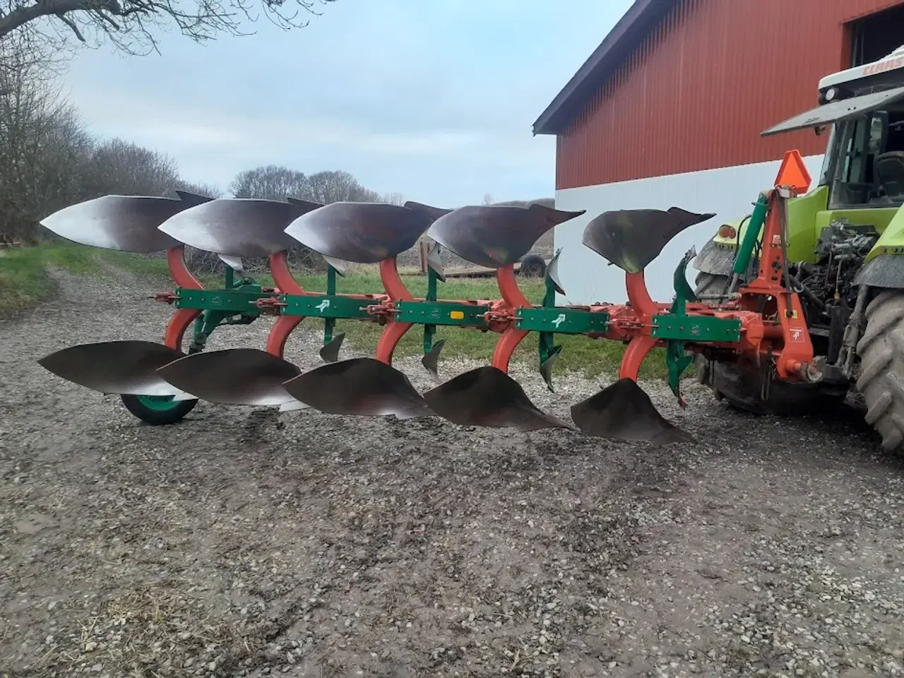 Billede 4 - 5 furet Kverneland vende plov EG 85 Krop 28