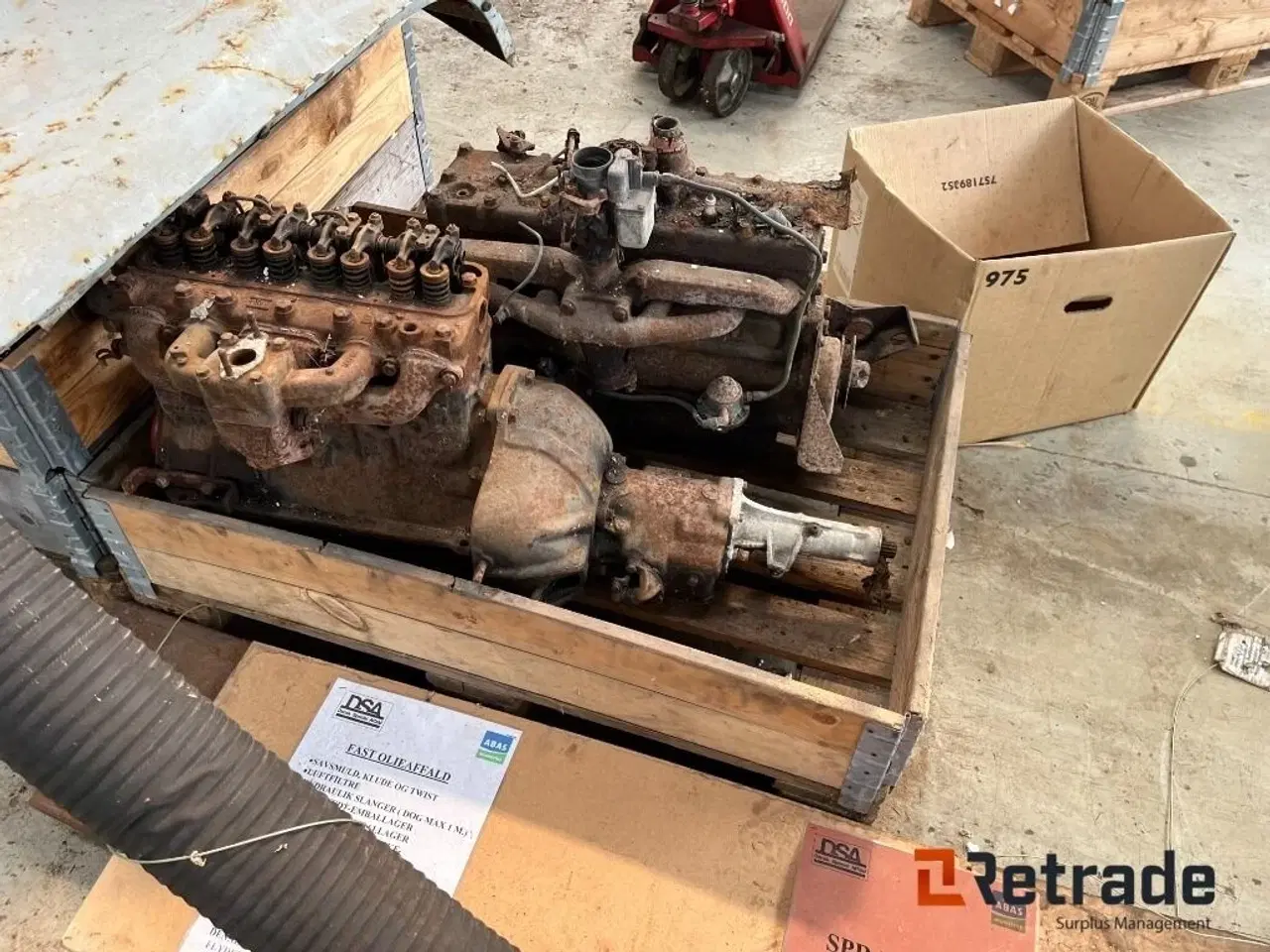 Billede 4 - - - - Motor LOT med diverse reservedele/motorer OPEL Veteranbiler M:M: