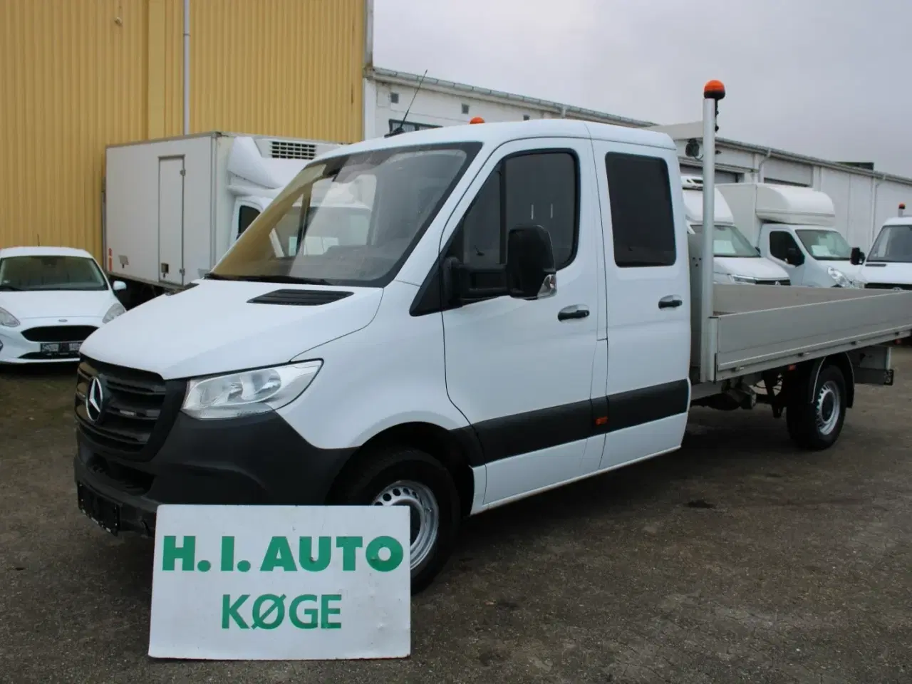 Billede 1 - Mercedes Sprinter 316 2,2 CDi A3 Mandskabsvogn m/lad aut. RWD