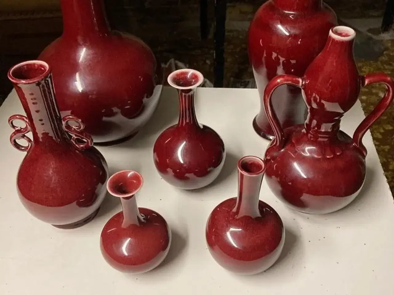 Billede 2 - Flotte dobbelt glaserede vaser