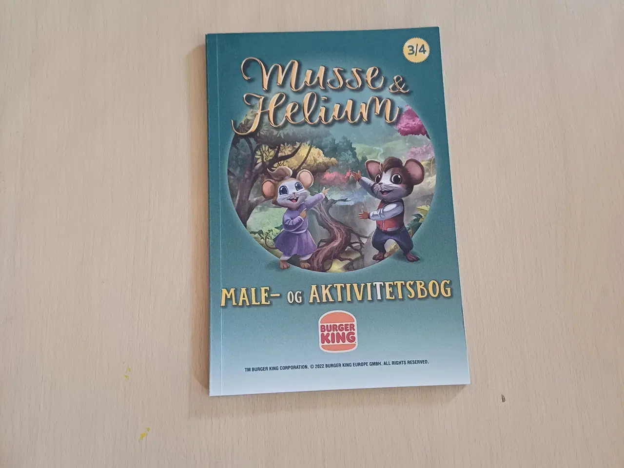 Billede 1 - Musse & Helium male - og aktivitetsbog