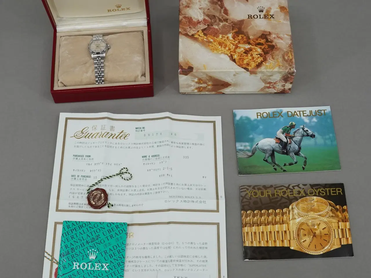 Billede 6 - Rolex Datejust 69174 26 mm 1996 sølv