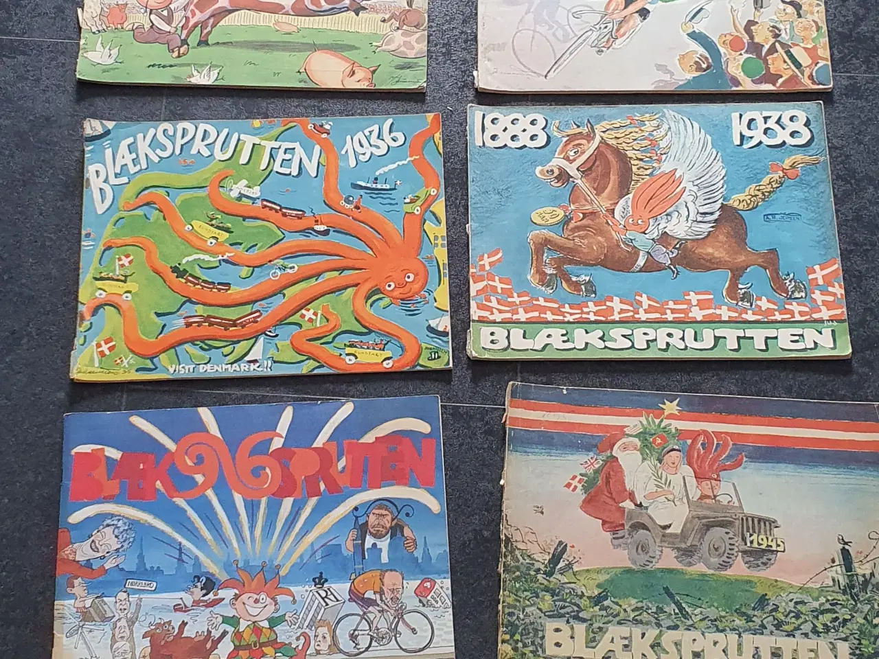Billede 1 - Blæksprutten Tegneserie  fra 1928- 1945