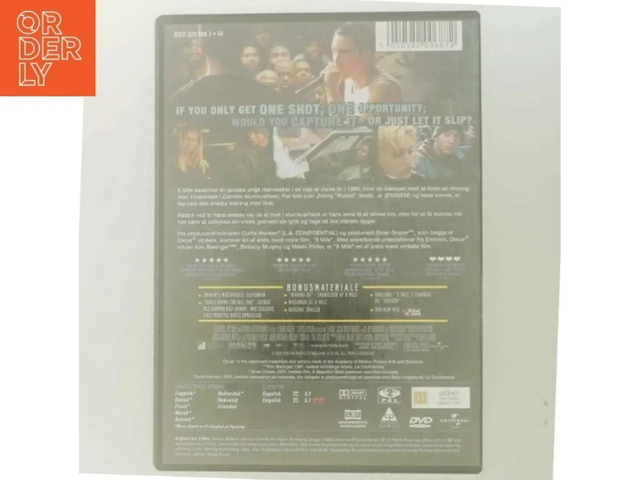 Billede 3 - 8 Mile med Eminem (DVD)