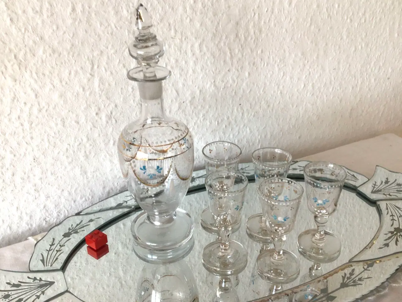 Billede 1 - Karaffel med glas