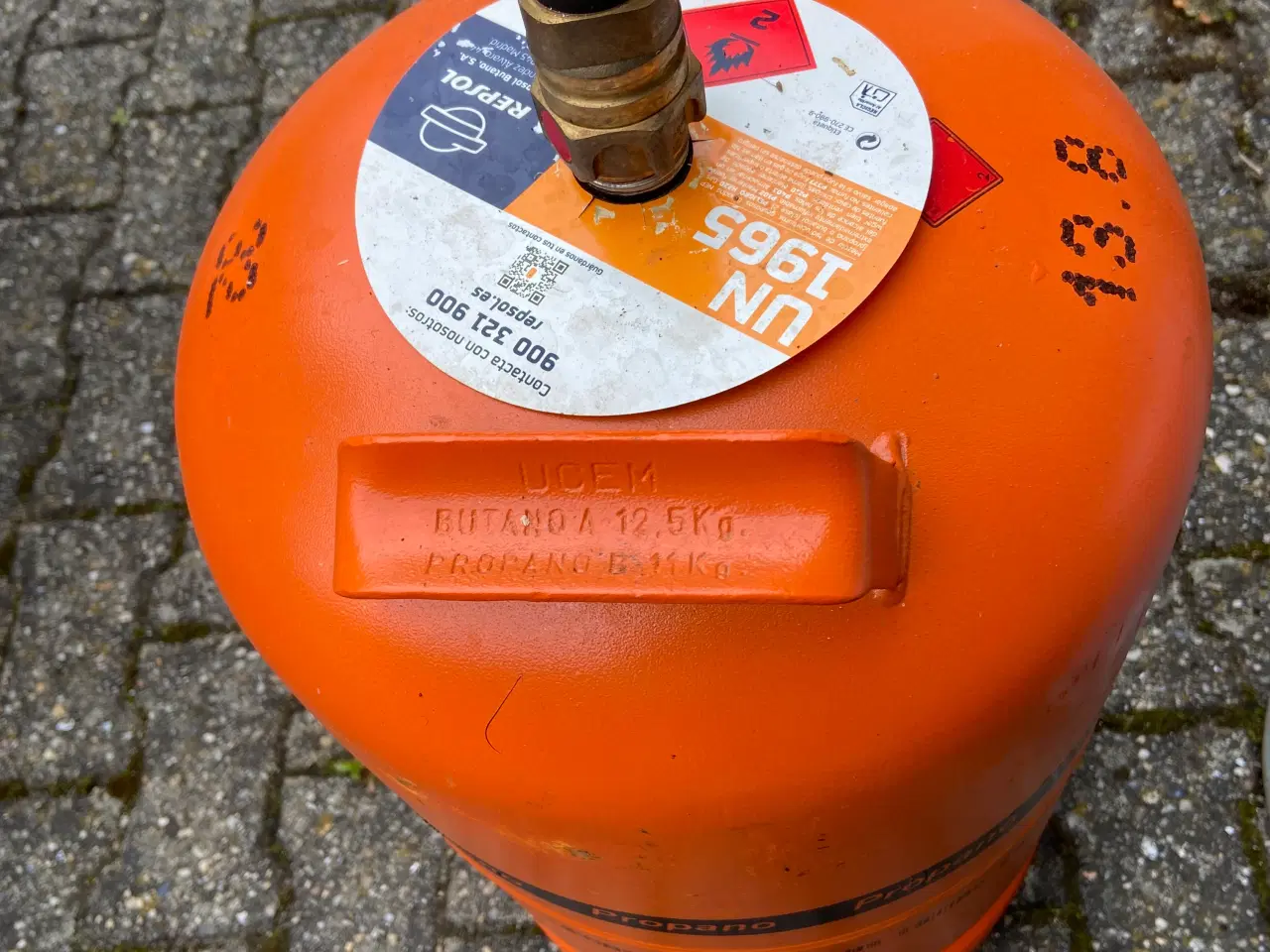 Billede 1 - Gas flaske. Spansk model. Uden gas