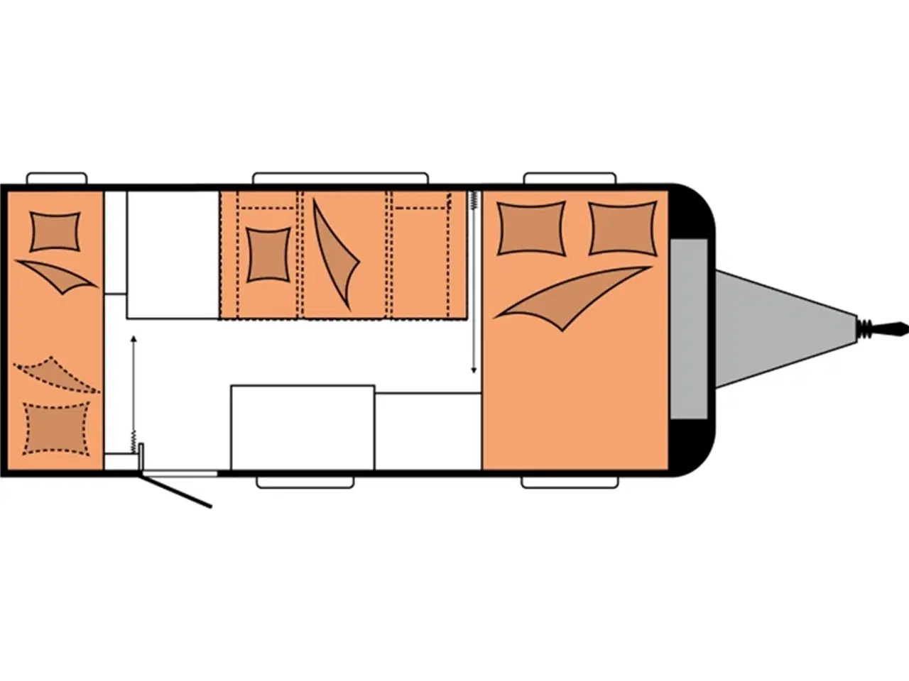 Billede 4 - 2025 - Hobby On Tour 470 KMF   2025 Hobby OnTour 470 KMF - se den nu hos Camping-Specialisten.dk