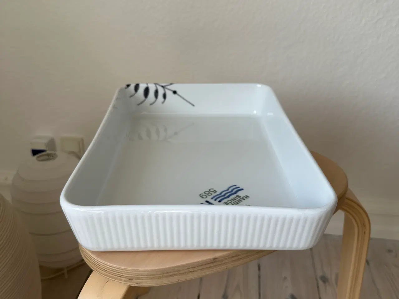Billede 5 - ROYAL COPENHAGEN Sort Mega Riflet Serveringsfad