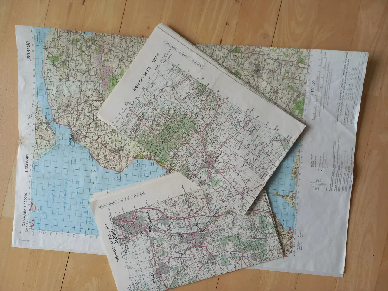 Billede 2 - Kortmappe M/96 - M/84 - med kort - militær