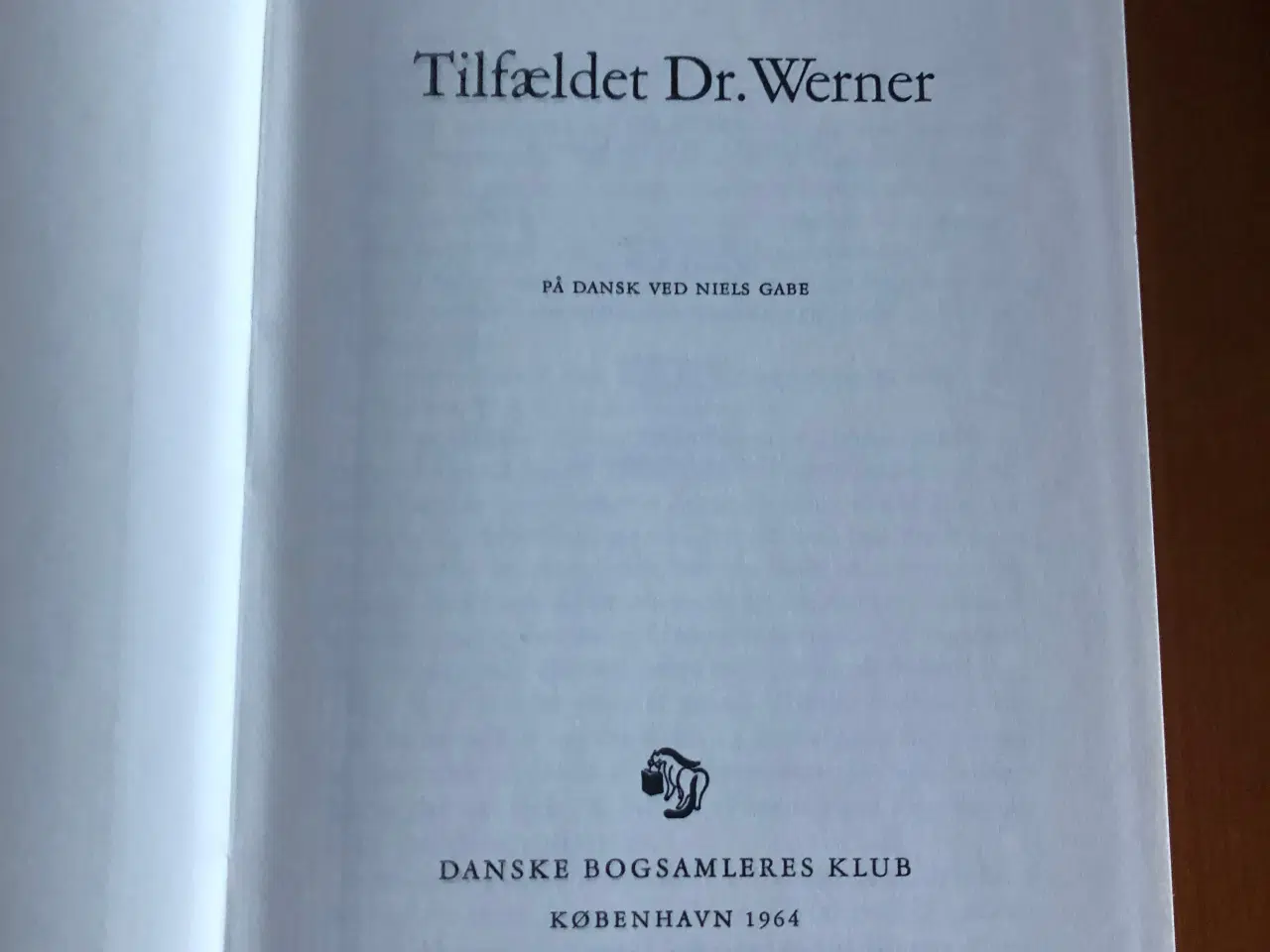 Billede 2 - Bog: Tilfældet Dr. Werner af Heinz Konsalik
