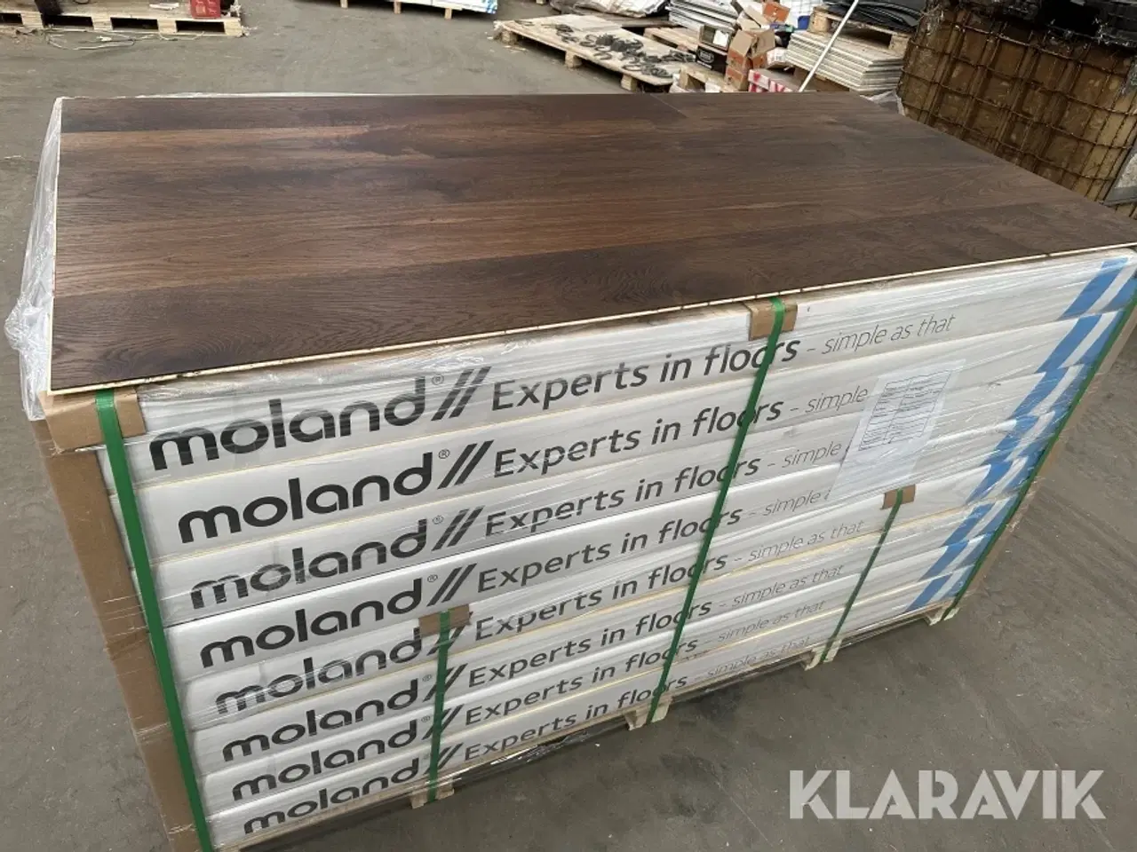 Billede 3 - Moland Sandgate Slim Wideplank Living Eg Voksolie Smoked brushed 15mm  - 115.6 m2