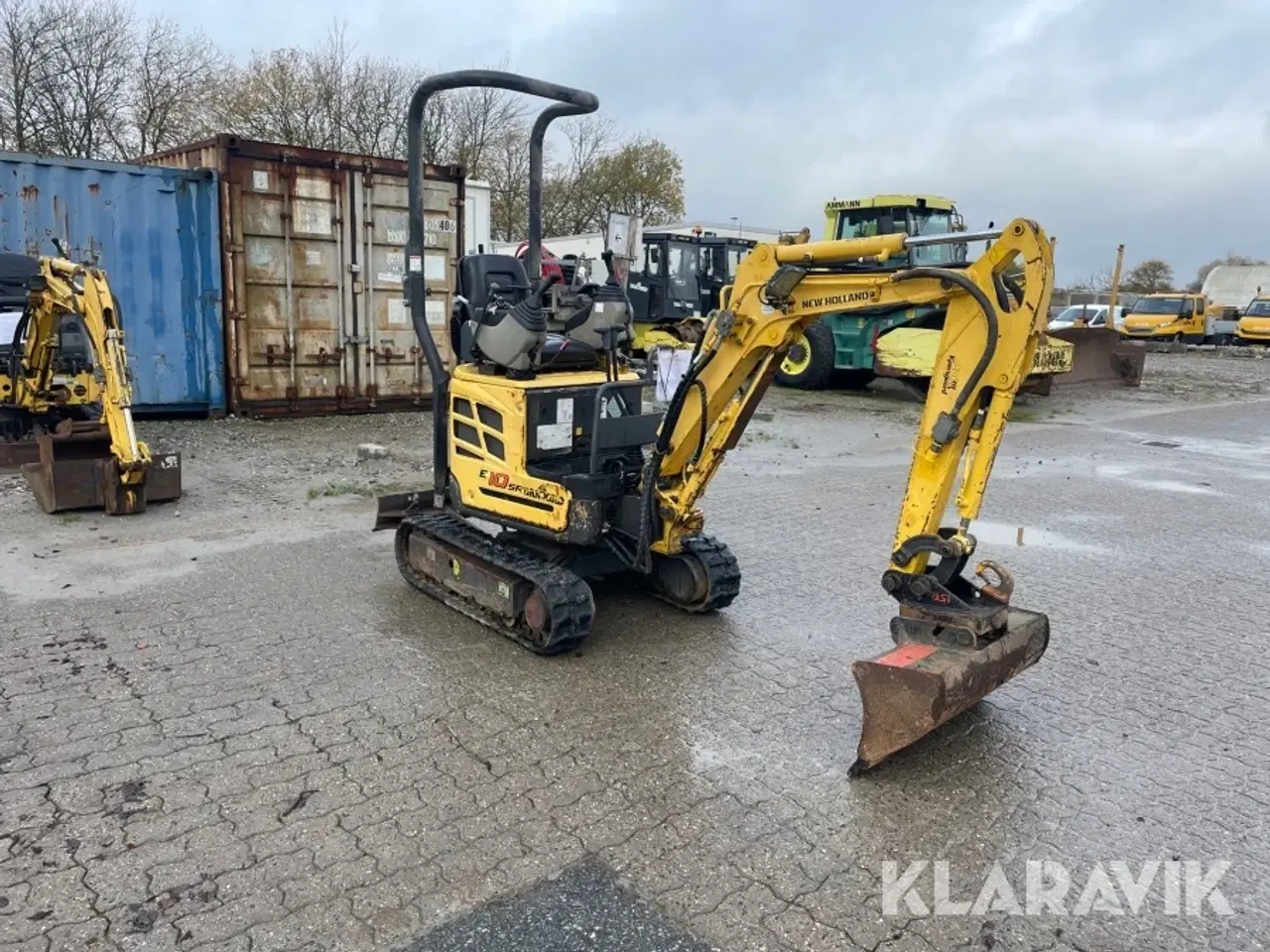 Billede 3 - Minigraver Newholland E10SR med skovle