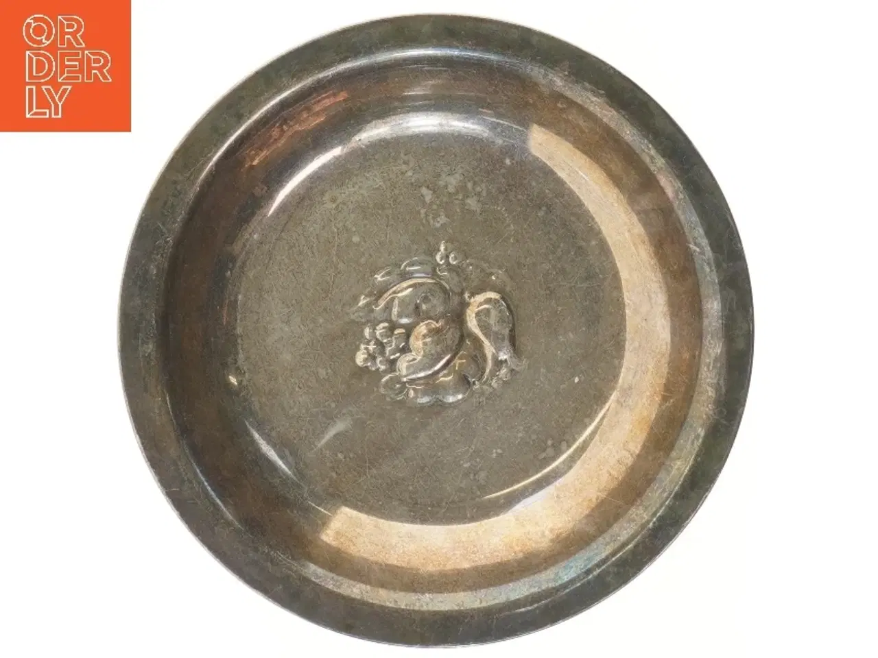 Billede 2 - Dekorativ metal fad (str. Ø 29 cm)