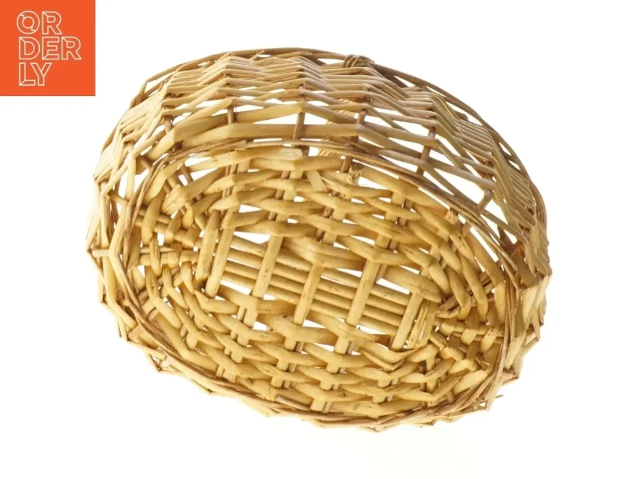 Billede 4 - Flettet kurv med hank (str. 25 cm)