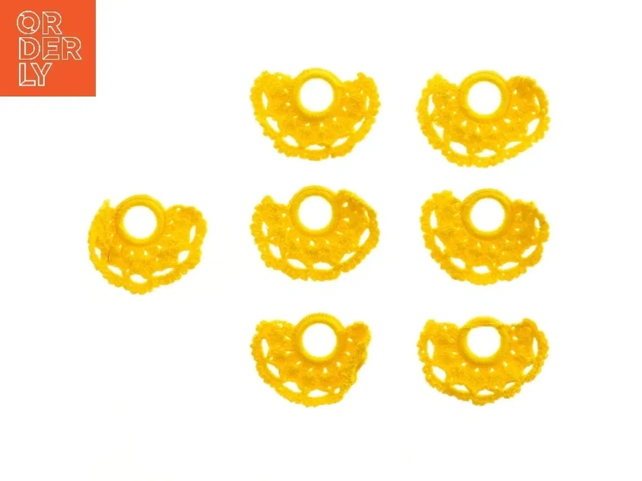 Billede 1 - 7 Gule servietringe (str. 7 stk 8,5 cm)