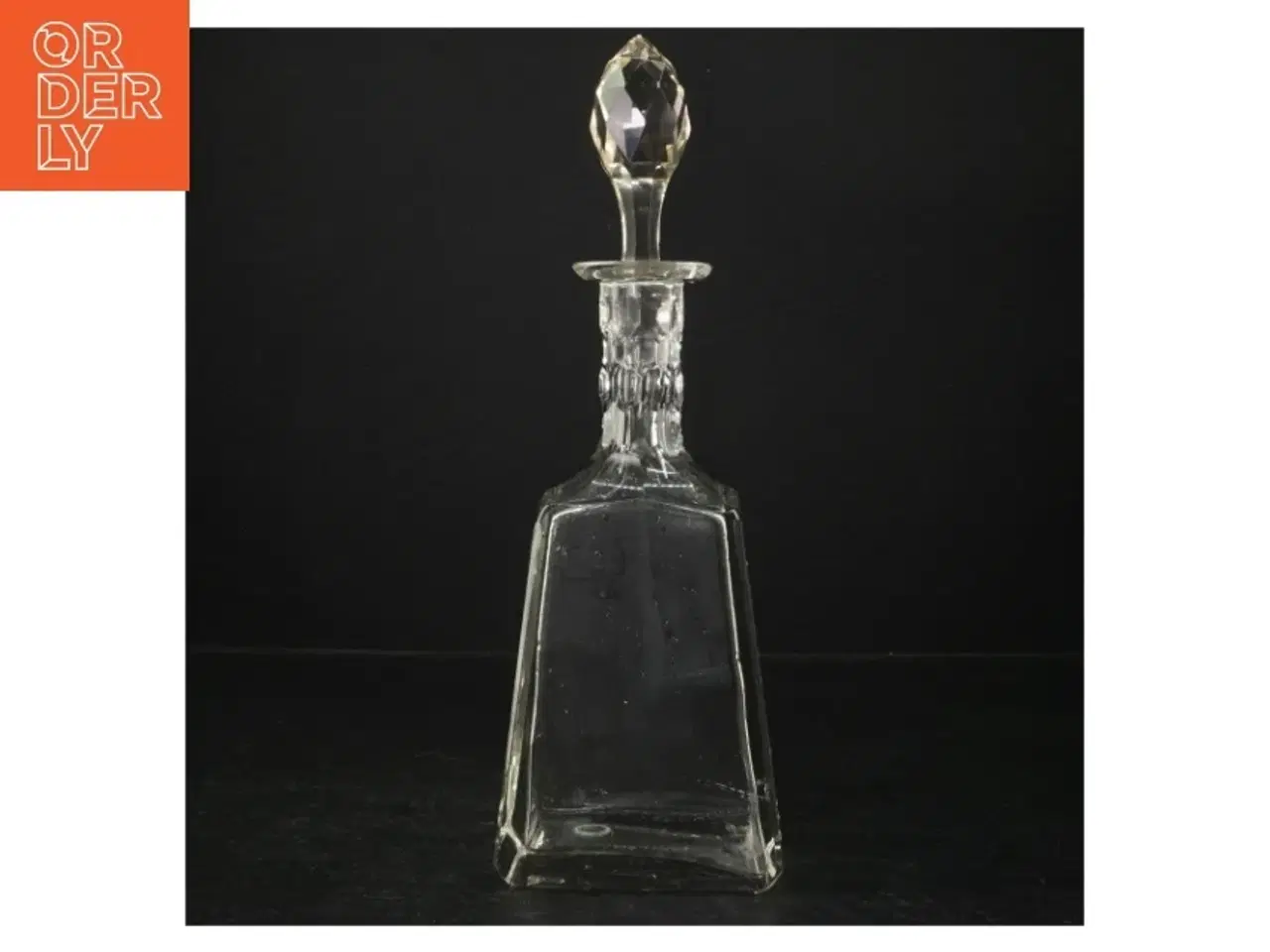 Billede 1 - dekorativ glaskaraffel (str. 21 cm)