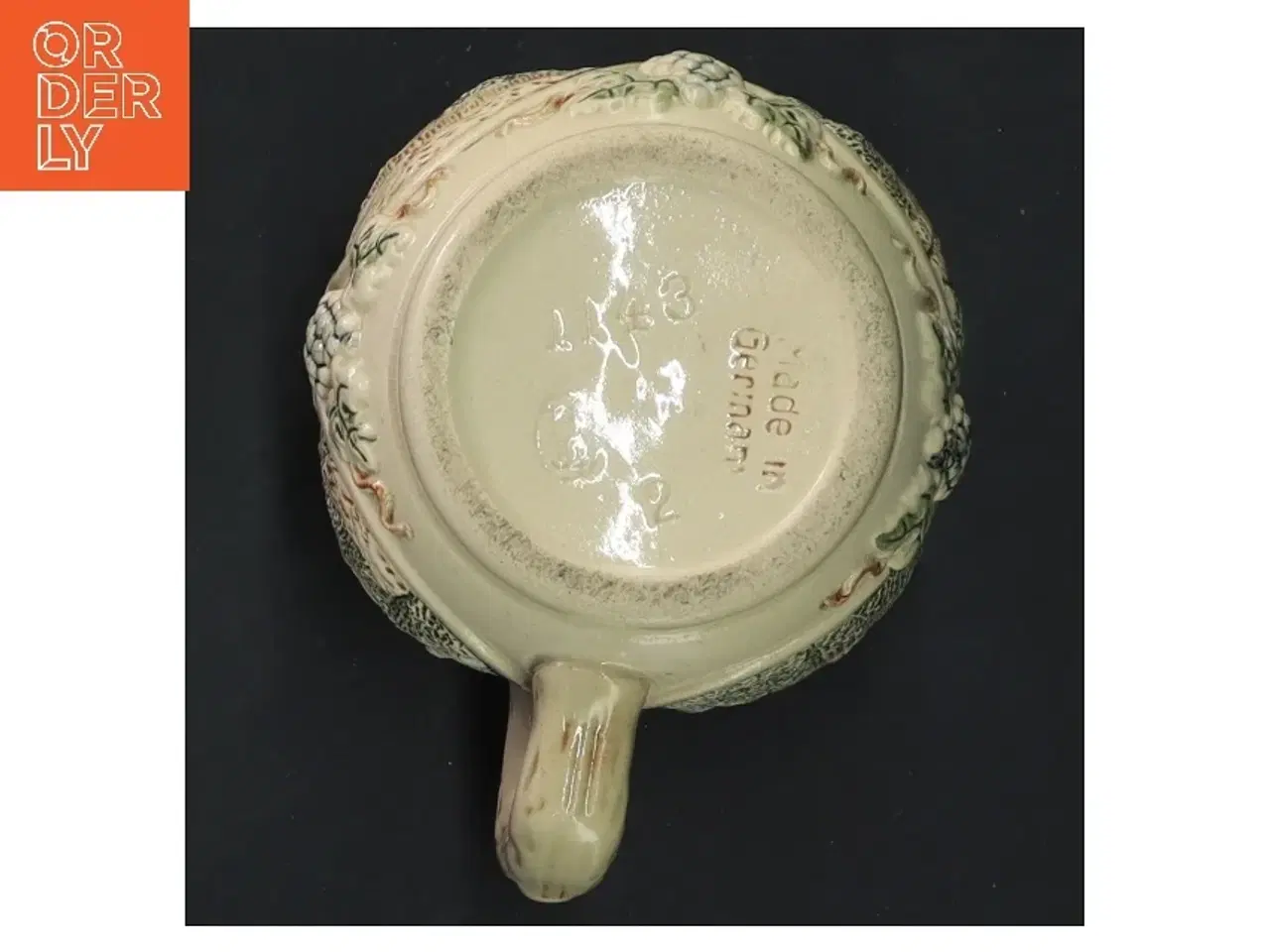 Billede 3 - Keramikkrus med dekoration (str. 10x9 cm)