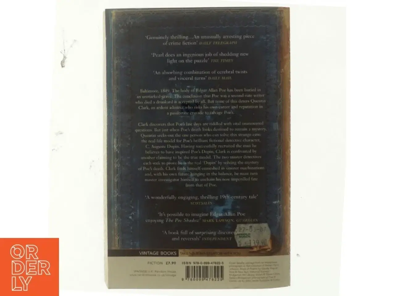 Billede 3 - The Poe Shadow af Matthew Pearl (Bog)
