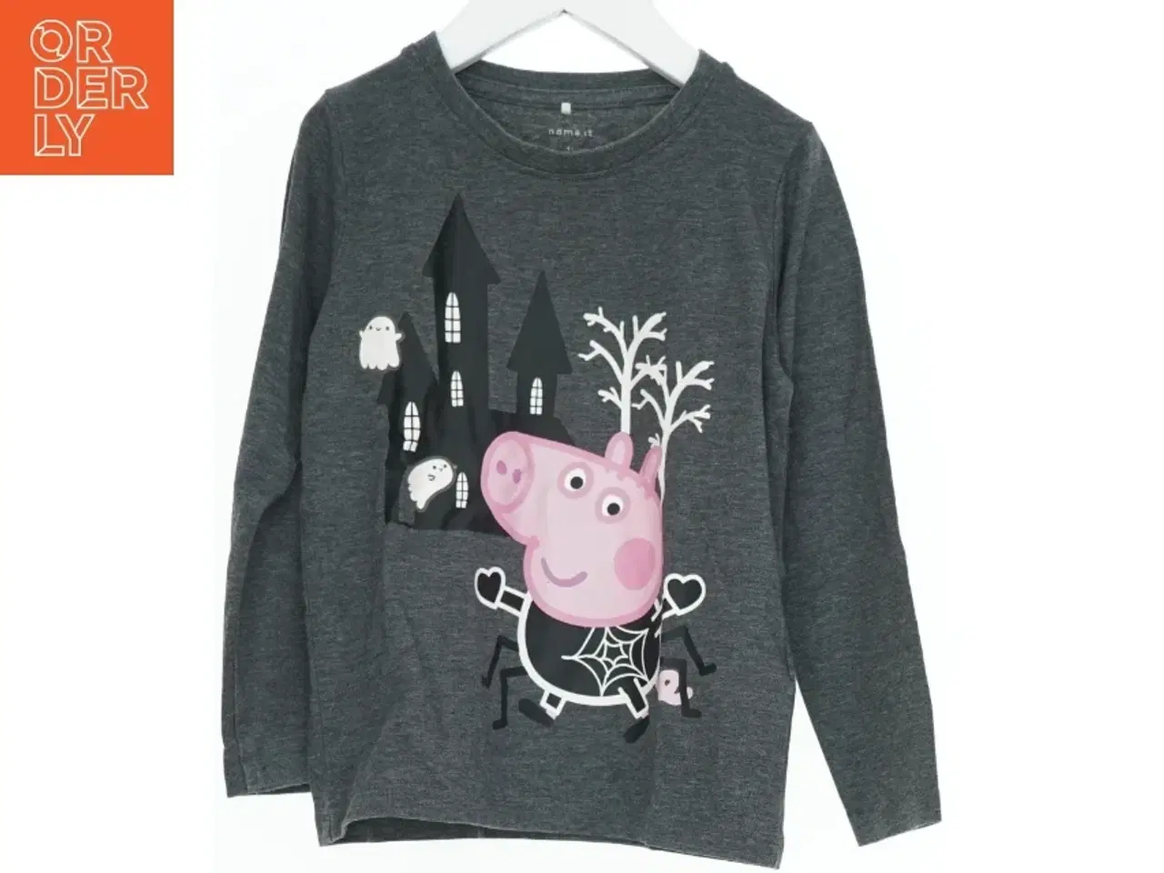 Billede 1 - Langærmet bluse med Peppa Pig motiv fra Name It (str. 104)