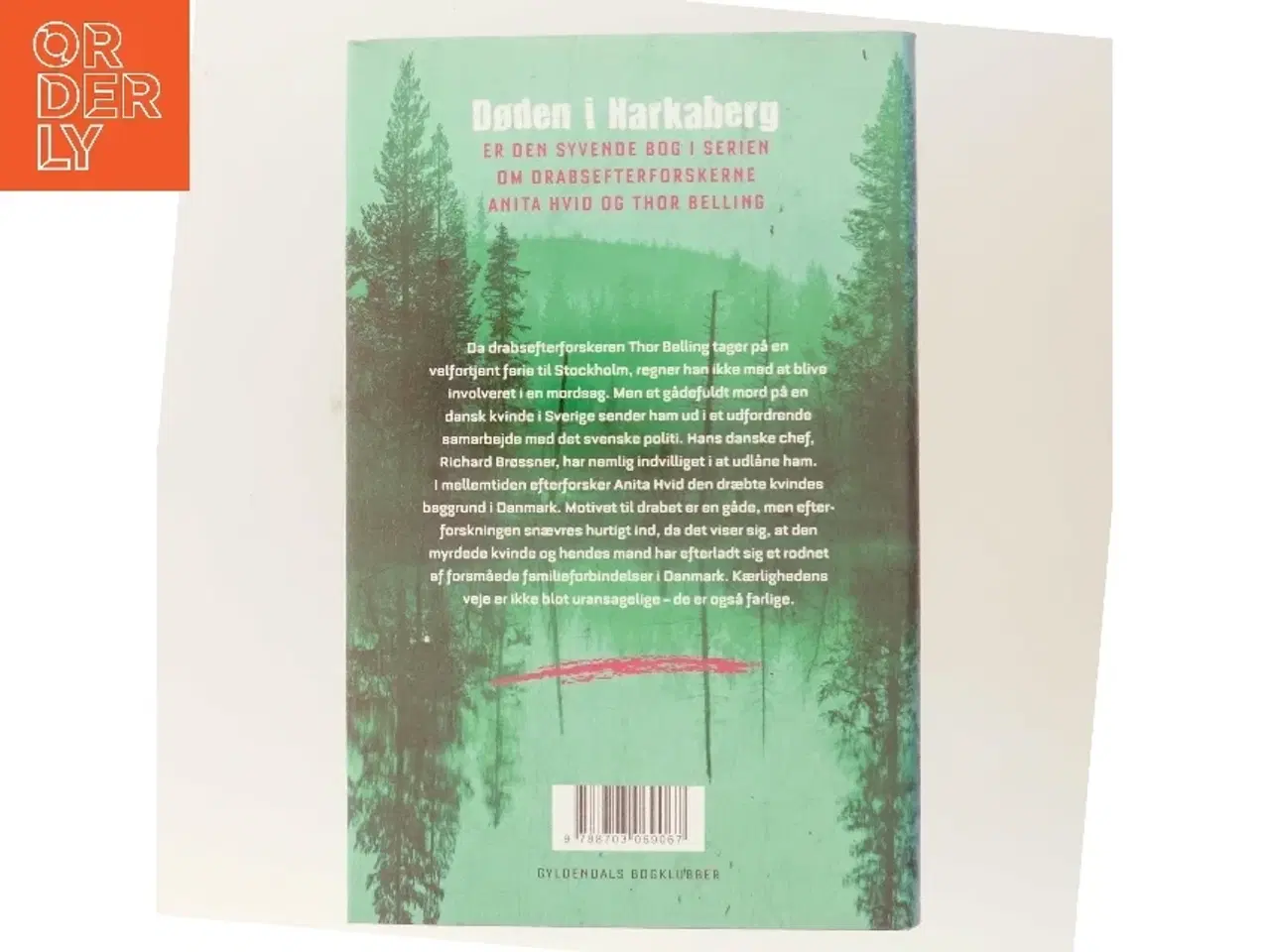 Billede 3 - Døden i Harkaberg af Lars Kjædegaard (Bog)