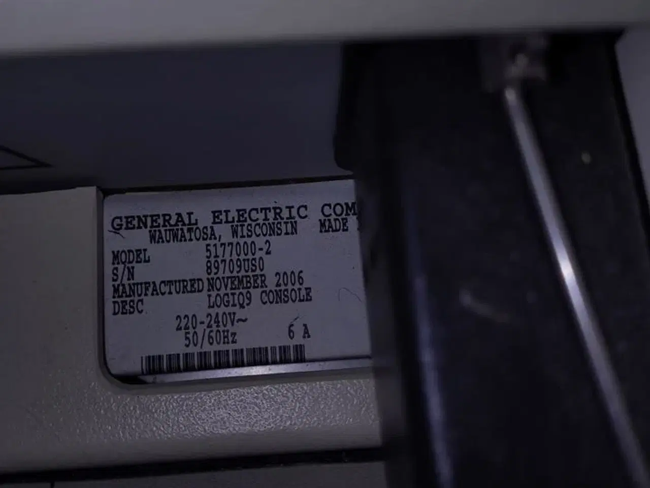 Billede 4 - Ultrasound scanner GE Logiq 9