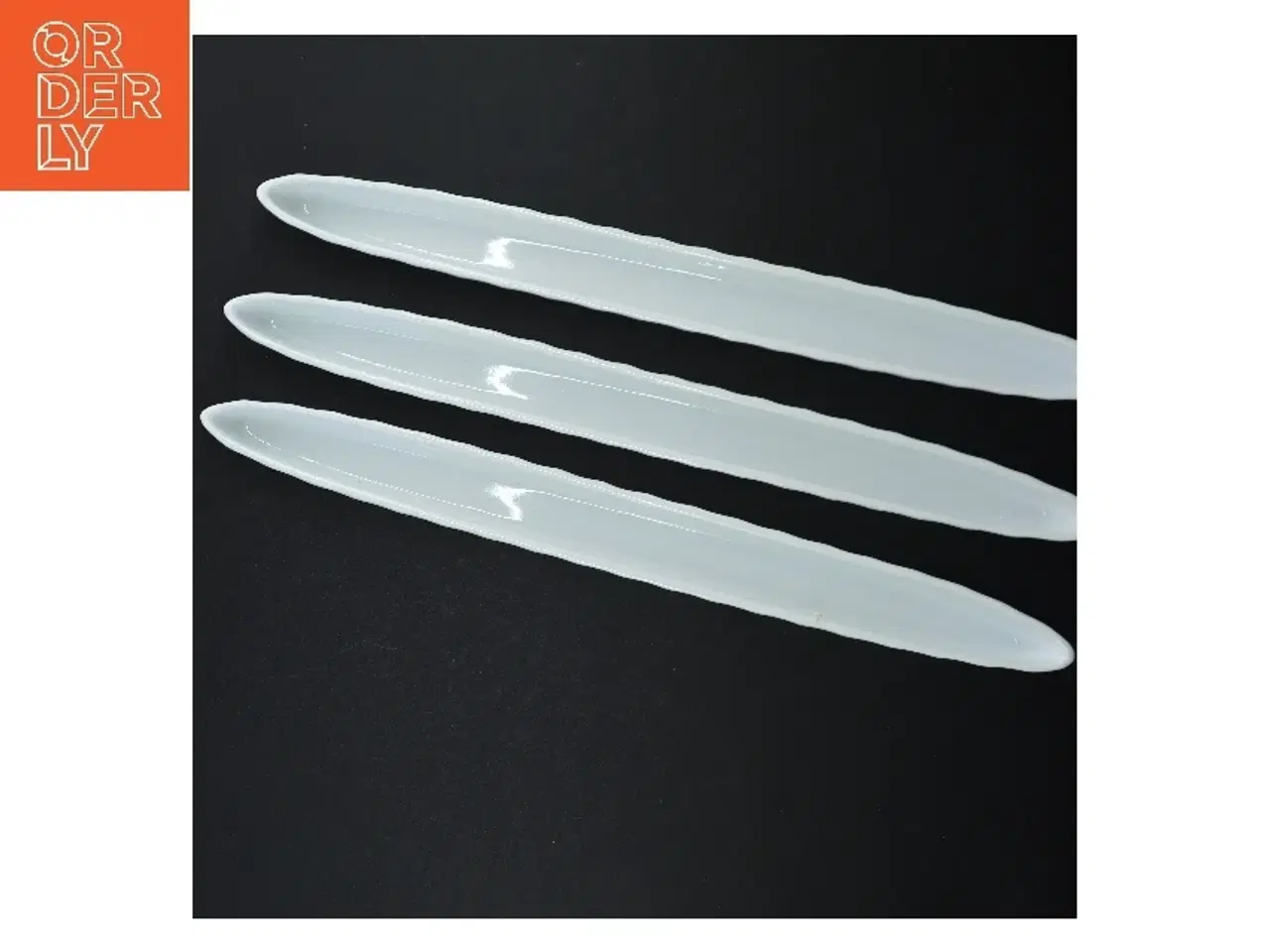 Billede 3 - Porcelæn Baguetteskåle (str. 39,5 cm)